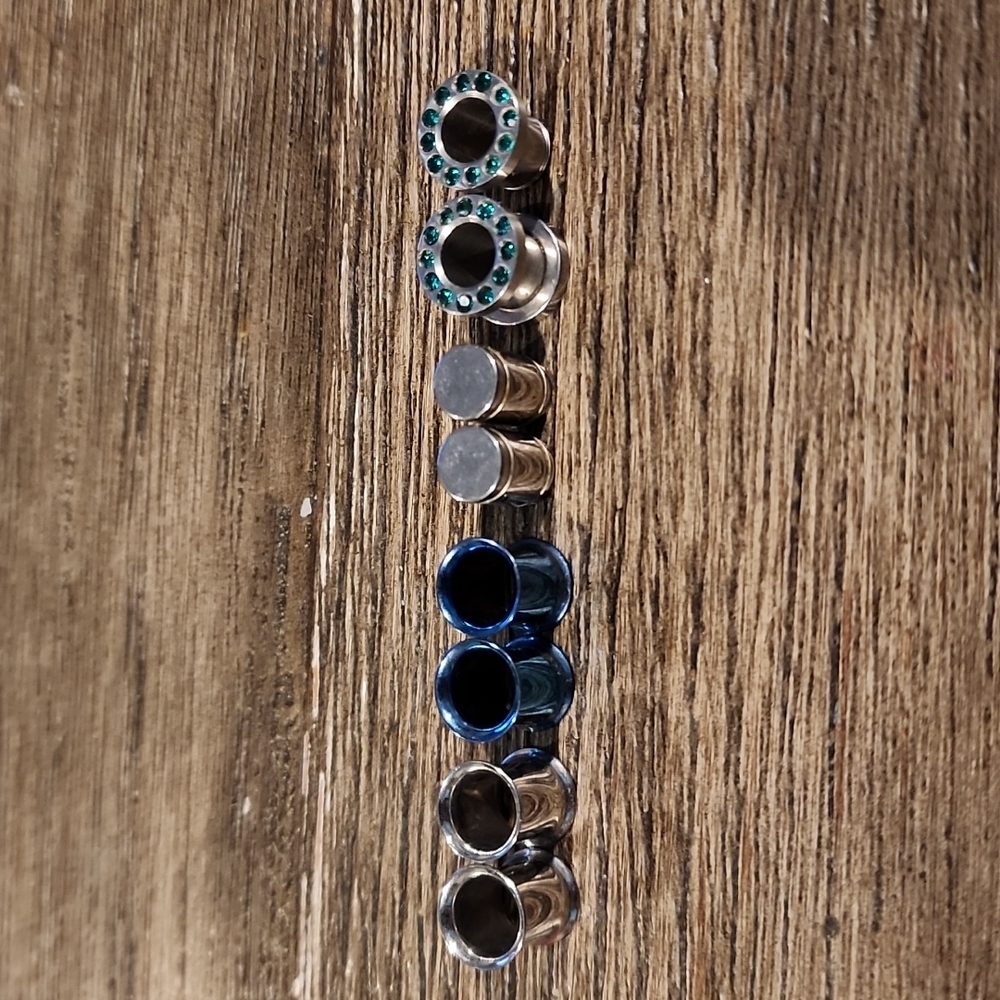 Metal 0g Plugs